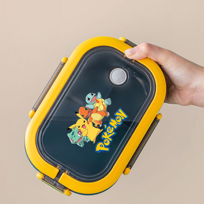 Anime Cartoon Lunch Box Pok É  - đánh giá và giá Food Storage With Dividers