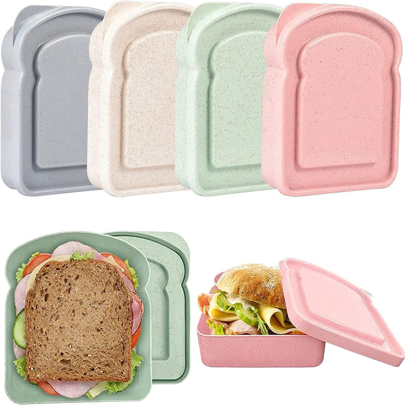 Sandwich Containers Lunch Box  - đánh giá và giá Food Storage Oven Safe