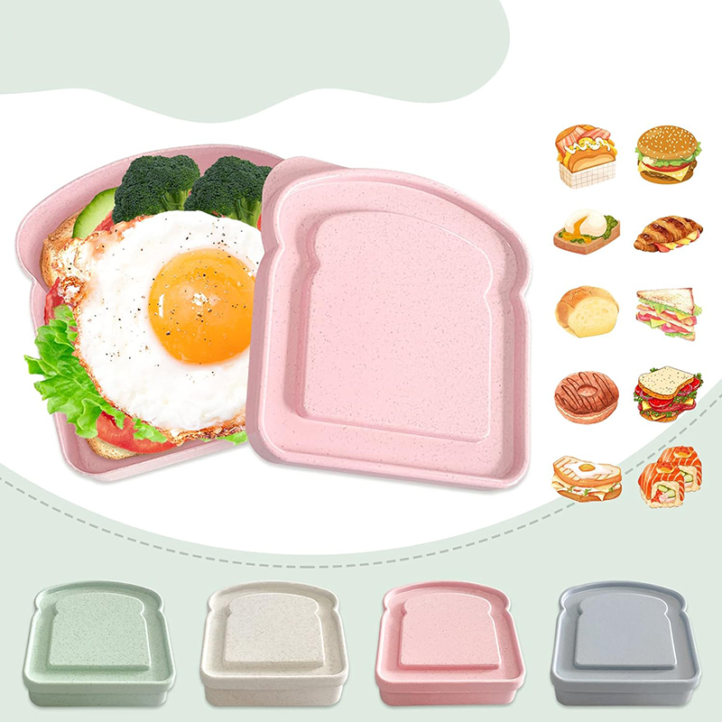 Sandwich Containers Lunch Box  - đánh giá và giá Food Storage Oven Safe