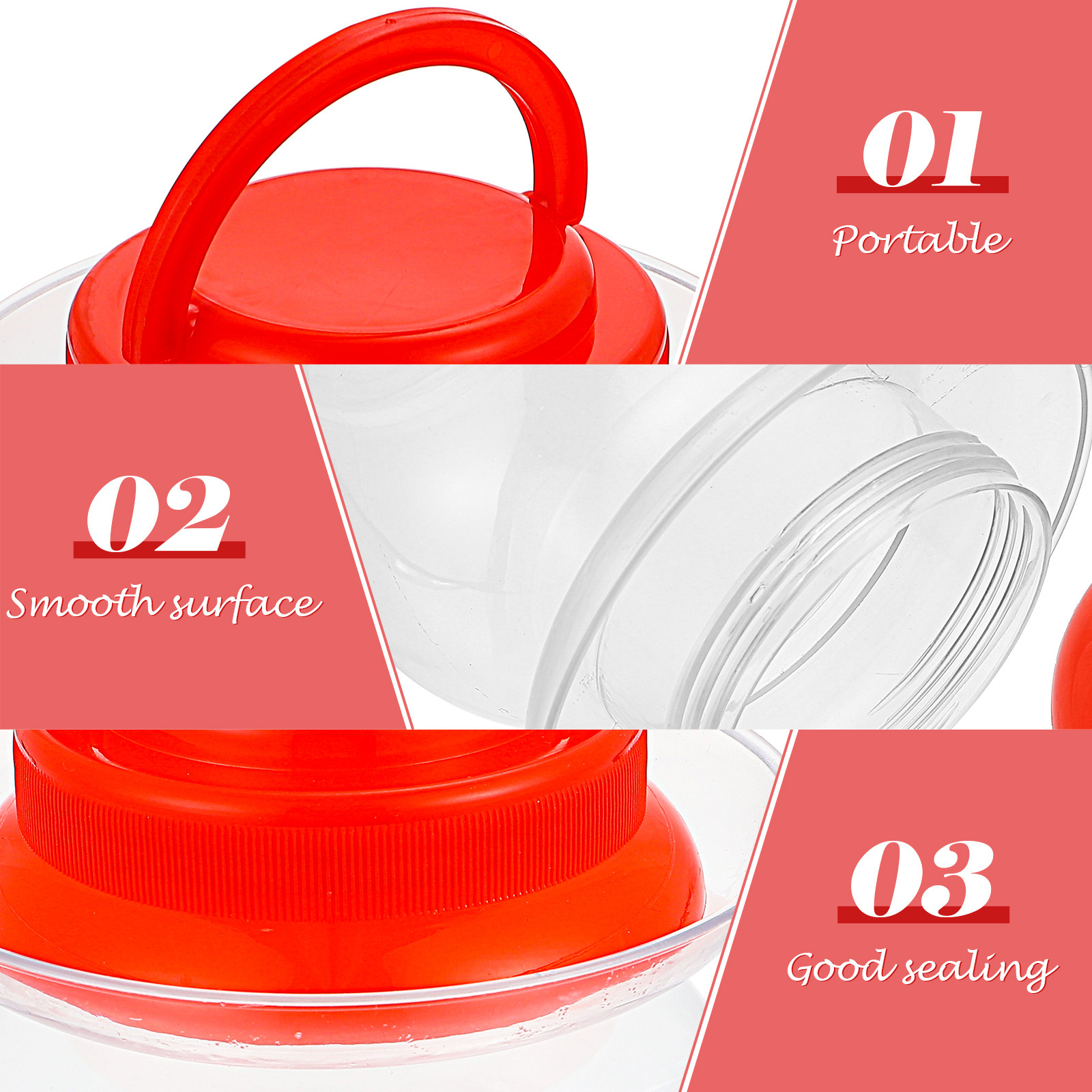 2Pcs Pickle Jar Household Plas - đánh giá và giá Food Storage Containers