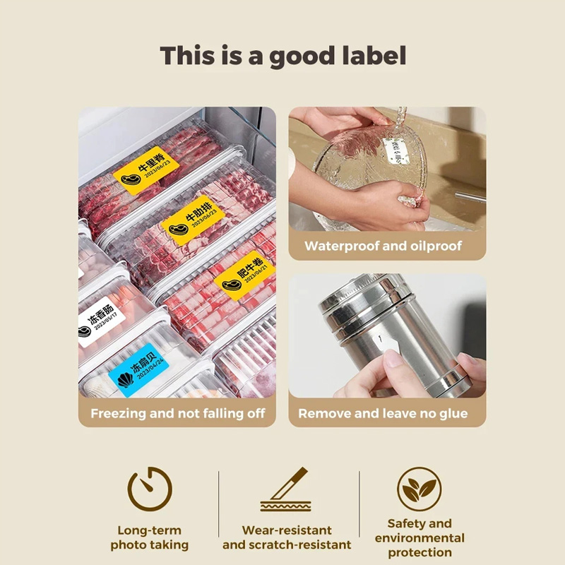 NIIMBOT B1/B21/B31/B203/B3S Fr - đánh giá và giá Food Storage Labels