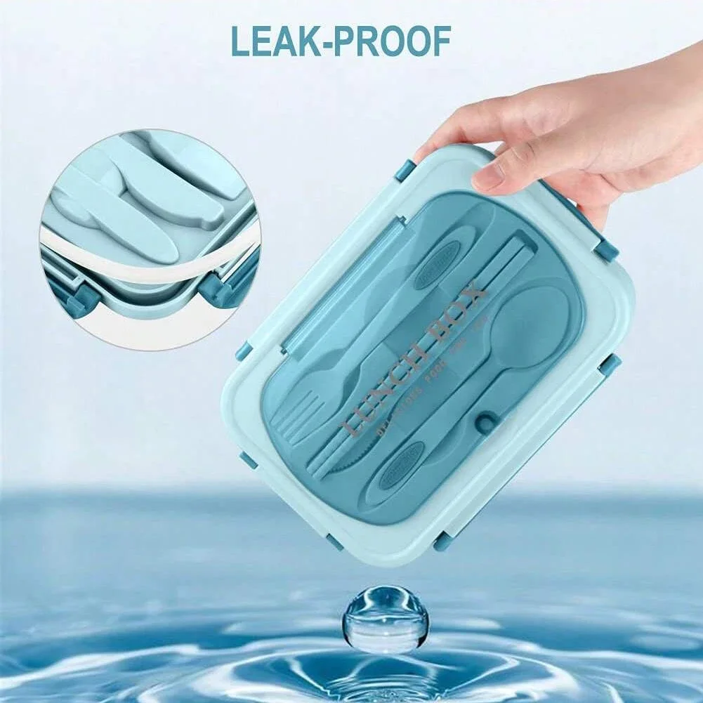 Adult Bento Box with 3 Compart - đánh giá và giá Food Storage Oven Safe