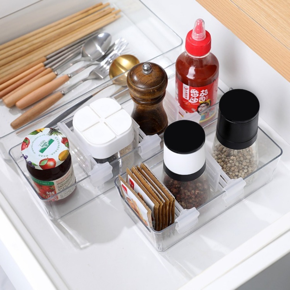 1/4pcs Adjustable Refrigerator - đánh giá và giá Food Storage With Dividers