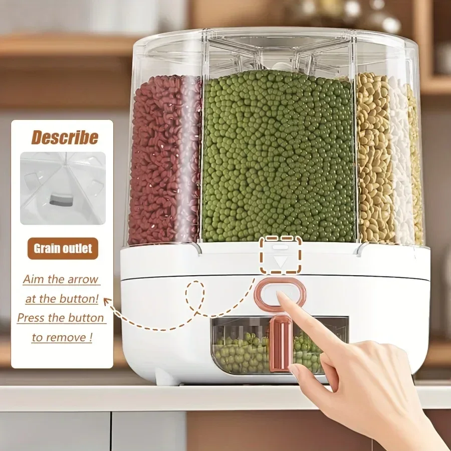 6-Compartment 360° Rotating Ai - đánh giá và giá Food Storage Meals