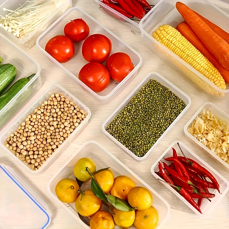 8Pcs Set Includes 4 Containers - đánh giá và giá Food Storage With Dividers