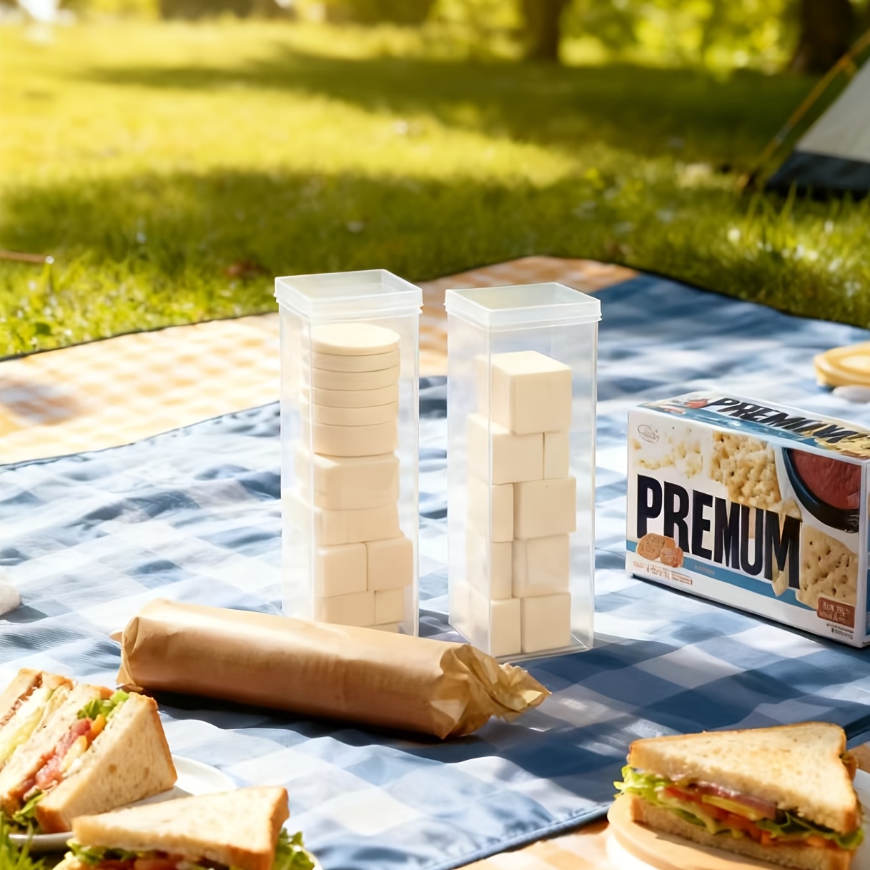 Clear Rectangular Sealed Food  - đánh giá và giá Food Storage With Dividers