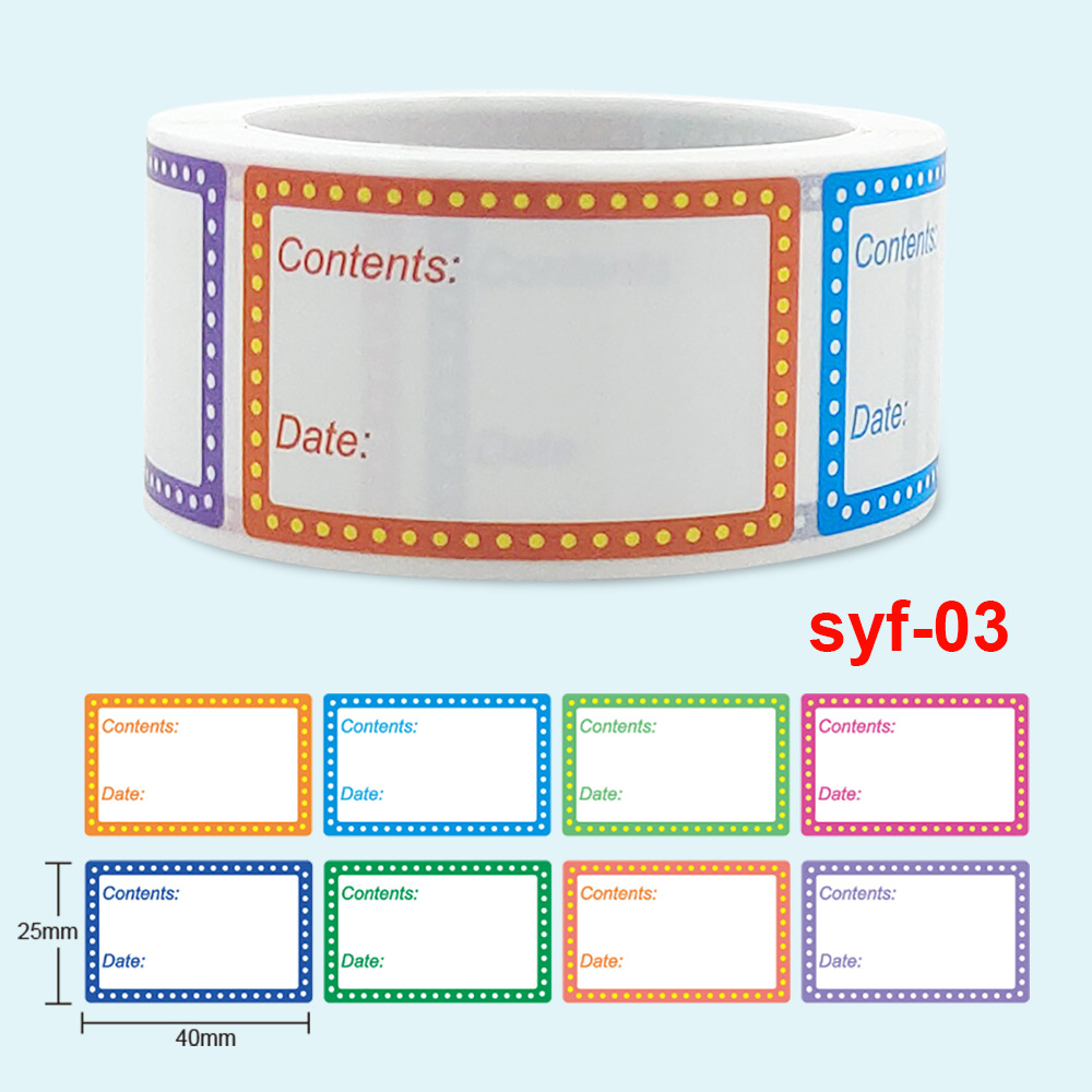 Safe Date Food catalog Storage - đánh giá và giá Food Storage Labels