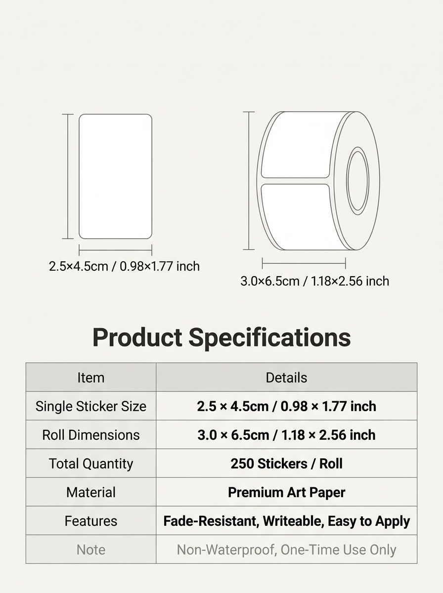 250Pcs/Roll Name Storage Books - đánh giá và giá Food Storage Labels