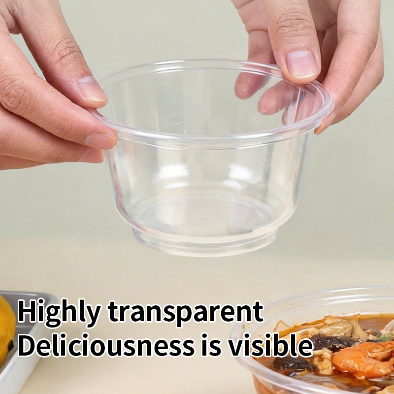 Disposable Plastic Bowls Trans - đánh giá và giá Food Storage Meals