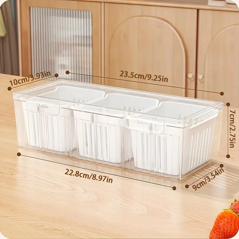 1pc Compartment Food Storage C - đánh giá và giá Food Storage With Dividers