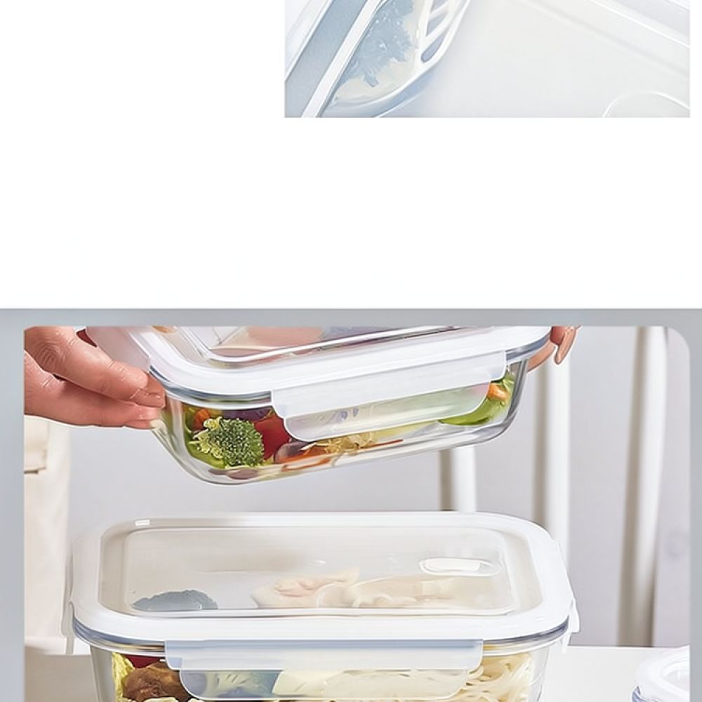 Microwave Safe Glass Bento Lun - đánh giá và giá Food Storage With Dividers