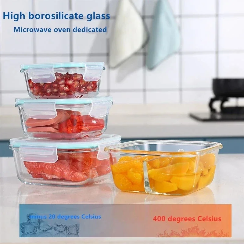 Glass Fresh-Keeping Box High B - đánh giá và giá Food Storage Oven Safe