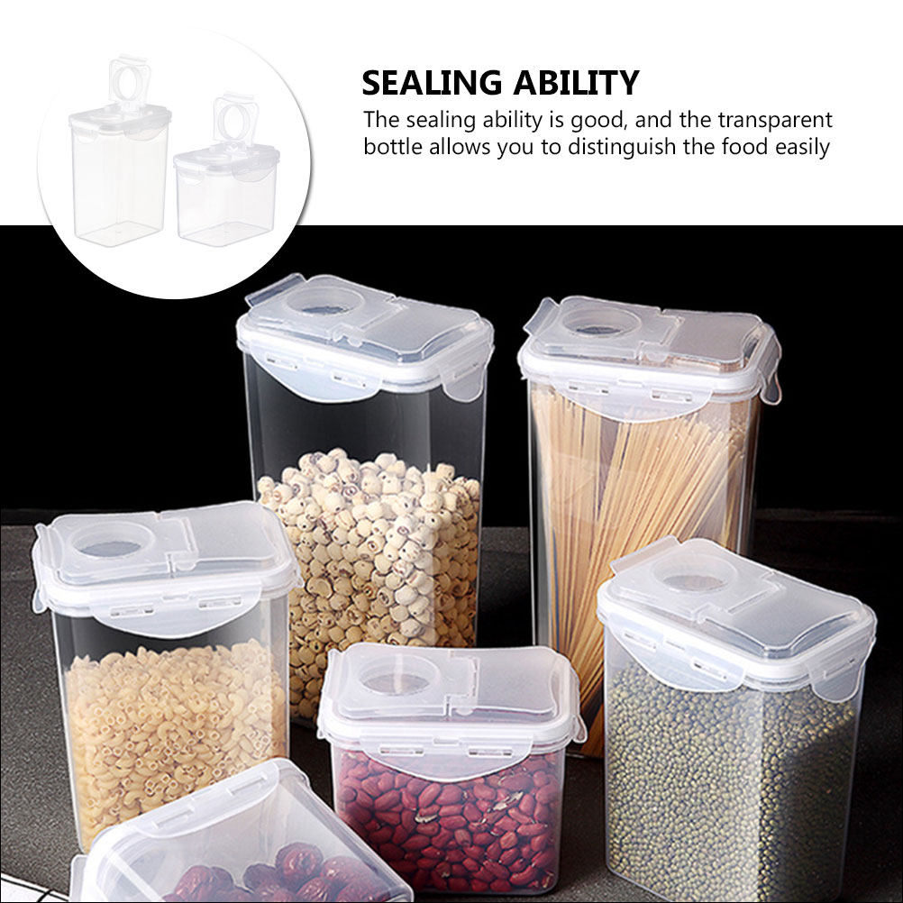 2Pcs Storage Jars Set Clear Pl - đánh giá và giá Food Storage Containers