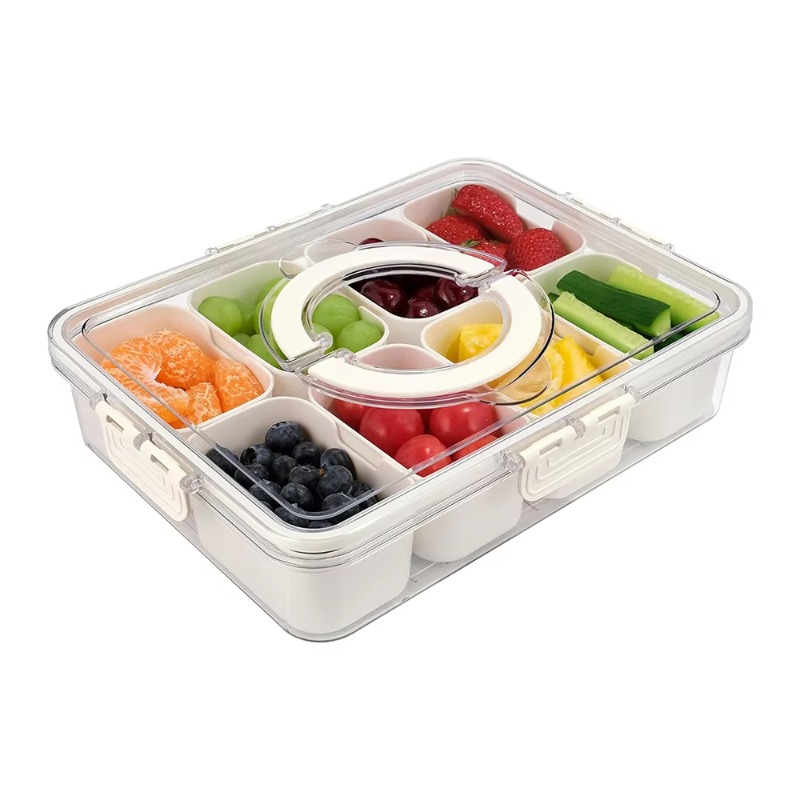 Kitchen Plastic PET 8 Compartm - đánh giá và giá Food Storage With Dividers