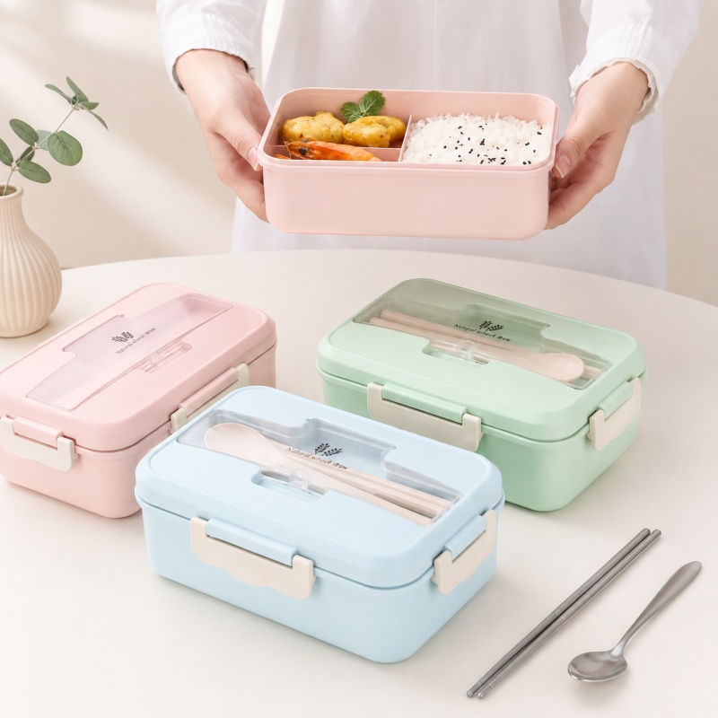 Wheat Straw Lunch Box Microwav - đánh giá và giá Food Storage Oven Safe