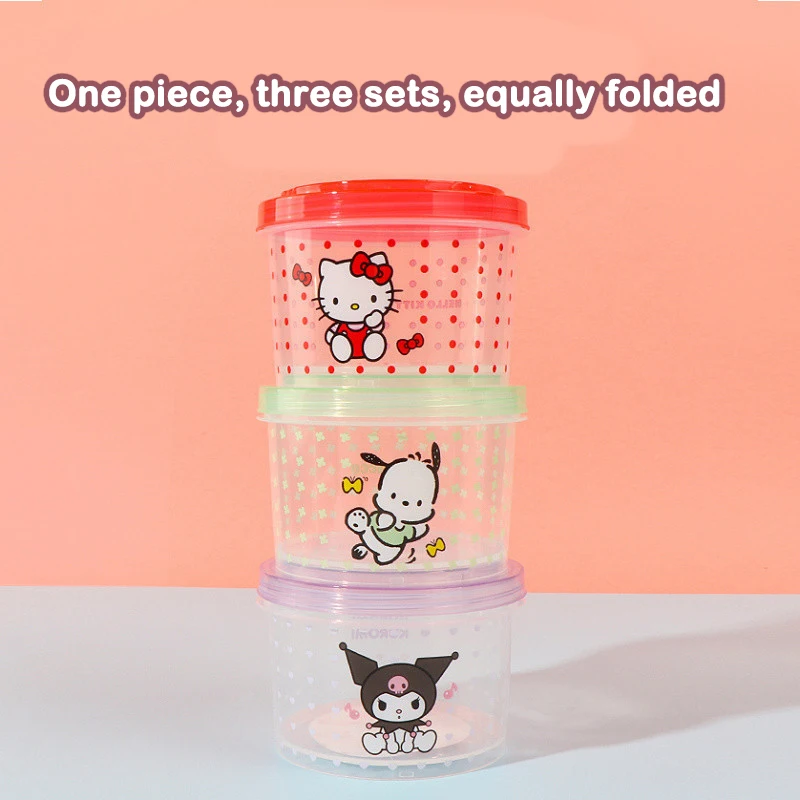Kitty Bento Box Set 3 Pieces C - đánh giá và giá Food Storage Oven Safe